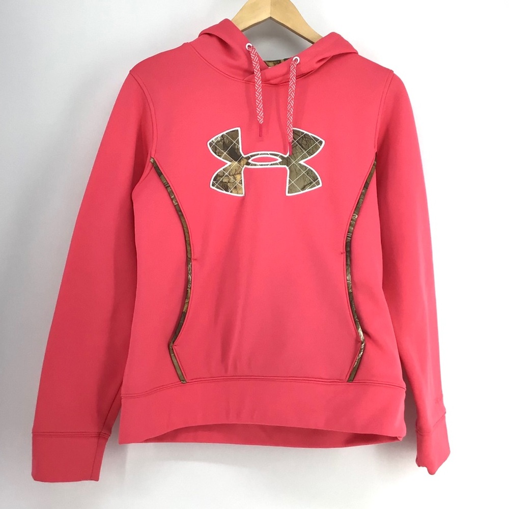 Under Armour Pink Real Tree Camouflage Semi Fitted